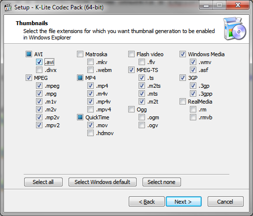K-Lite Codec Pack installation. thumnailы для AVI-видео.png